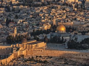 Penampakan Udara Wilayah Kompleks Al-Aqsa