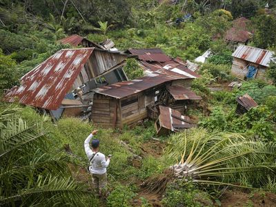 Tanah Bergerak Hantam Desa Tandihat Tapsel, 186 KK Direlokasi