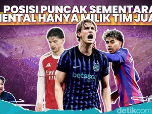 Arsenal Imbang, Barcelona Kepleset, Inter Kokoh di Puncak!