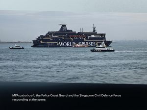 Detik-detik Evakuasi Kapal Pesiar Terbakar, 1 WNI Korbannya