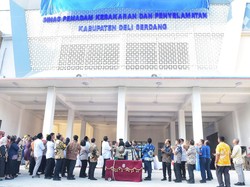 Tepat Setahun Menjabat, Bupati Deli Serdang Resmikan Kantor Baru Damkar