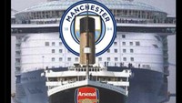 Meme Man City membayangi Arsenal dengan intimidatif. Foto: dok. Internet/X (Twitter)