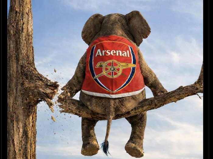 Meme Arsenal Dikejar City