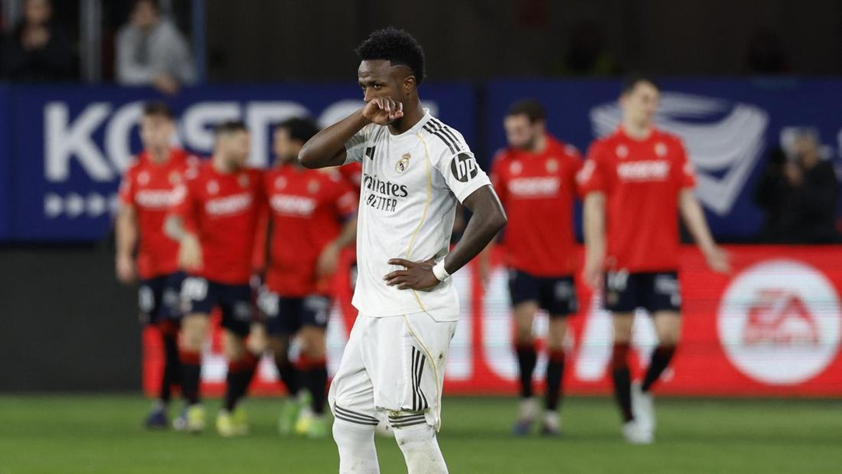 Real Madrid akhirnya kalah setelah delapan kemenangan beruntun. (REUTERS/Vincent West)