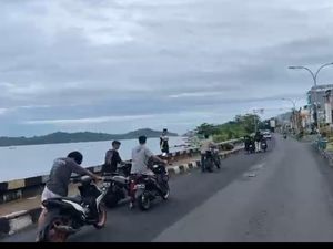 Balap Liar di Mattirotasi Parepare Dibubarkan, Polisi Sita 30 Motor