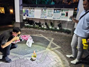 Kondisi Kantor BPJS Denpasar Usai Dilempar Batu Segerombolan Orang