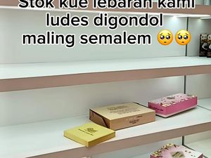 Pencurian di Toko Kue Lebaran: Hampers Ludes, Pemilik Rugi Rp 10 Juta