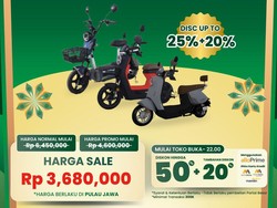 Belanja Sepeda Listrik Bisa Hemat di Transmart Full Day Sale