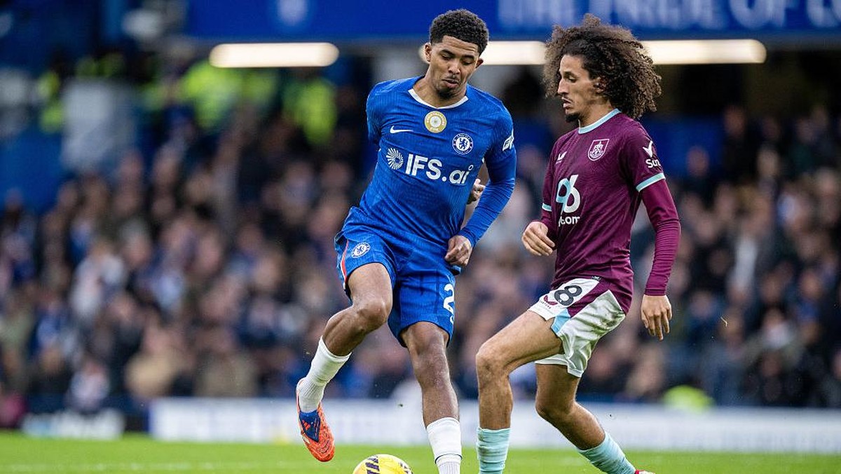 Wesley Fofana dan Hanniba Mejbri jadi korban pelecehan rasial usai laga Chelsea vs Burnley. (Getty Images/Sebastian Frej/MB Media)