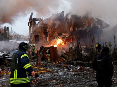 Akibat dari Serangan Udara Besar Rusia Hantam Kyiv