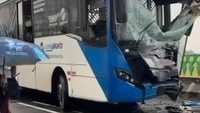23 Penumpang Terluka Imbas Tabrakan Adu Banteng TransJ di Jalur Langit
