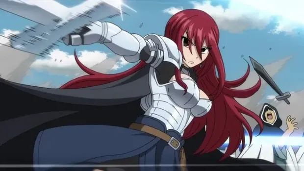 Erza Scarlet dari Anime Fairy Tail