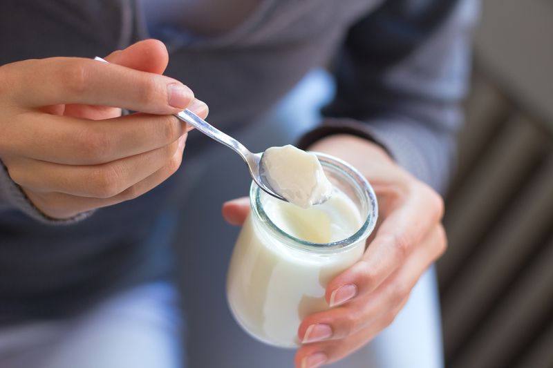 Ilustrasi yogurt Ilustrasi yogurt