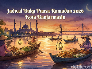 Jadwal Buka Puasa Kota Banjarmasin 23 Februari 2026
