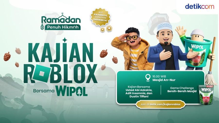 Kajian Ramadhan Roblox by Wipol: Quest for Purity, Menjaga Kesucian Ruang Ibadah dan Rumah