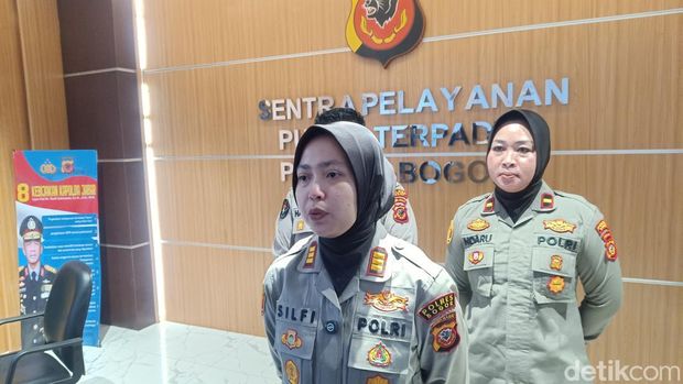 Kasatres PPA-PPO Polres Bogor AKP Silfi Adi Putri (Rizky/detikcom)