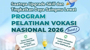 Pendaftaran Pelatihan Vokasi Nasional Batch 1 Dibuka, Khusus untuk Lulusan SMA/SMK!