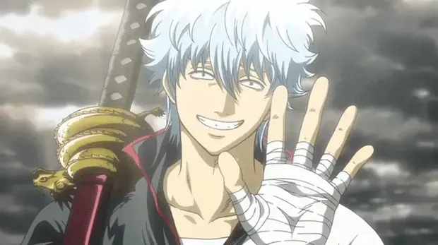 Sakata GIntoki dari Anime Gintama