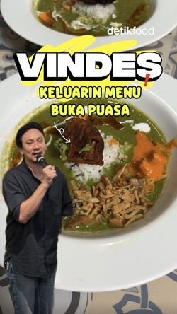 Video: Terinspirasi Boiyen dan Jegel, Vindes Tawarkan Menu Buka Puasa Unik