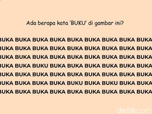 Masih Bisa Fokus Nggak? Coba Hitung Kata yang Berbeda di Gambar Ini