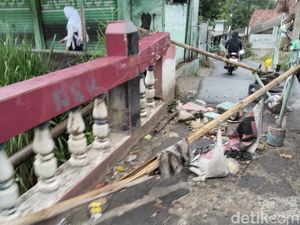 Dinas PUPR Segera Perbaiki Fondasi Jembatan Rusak di Depok