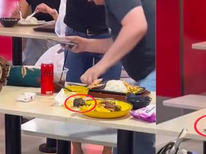 Geli! Tikus Berkeliaran di Food Court Bikin Pengunjung Geger