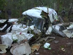 Video: Pesawat Ambulans Jatuh di India, Seluruh Penumpang Tewas