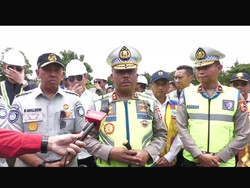 Kakorlantas Tinjau Km 81 Tol Cipali, Sulap Rest Area Jadi Check Point Laik Kendaraan