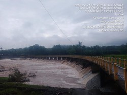 Debit Bendung Lekopancing Maros Naik, Waspada Potensi Banjir