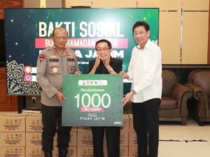 Polda Jatim Salurkan 1.000 Paket Sembako untuk Warga