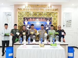 Pimpin Pemusnahan, Kapolda Sumsel Tegaskan Komitmen Berantas Narkotika