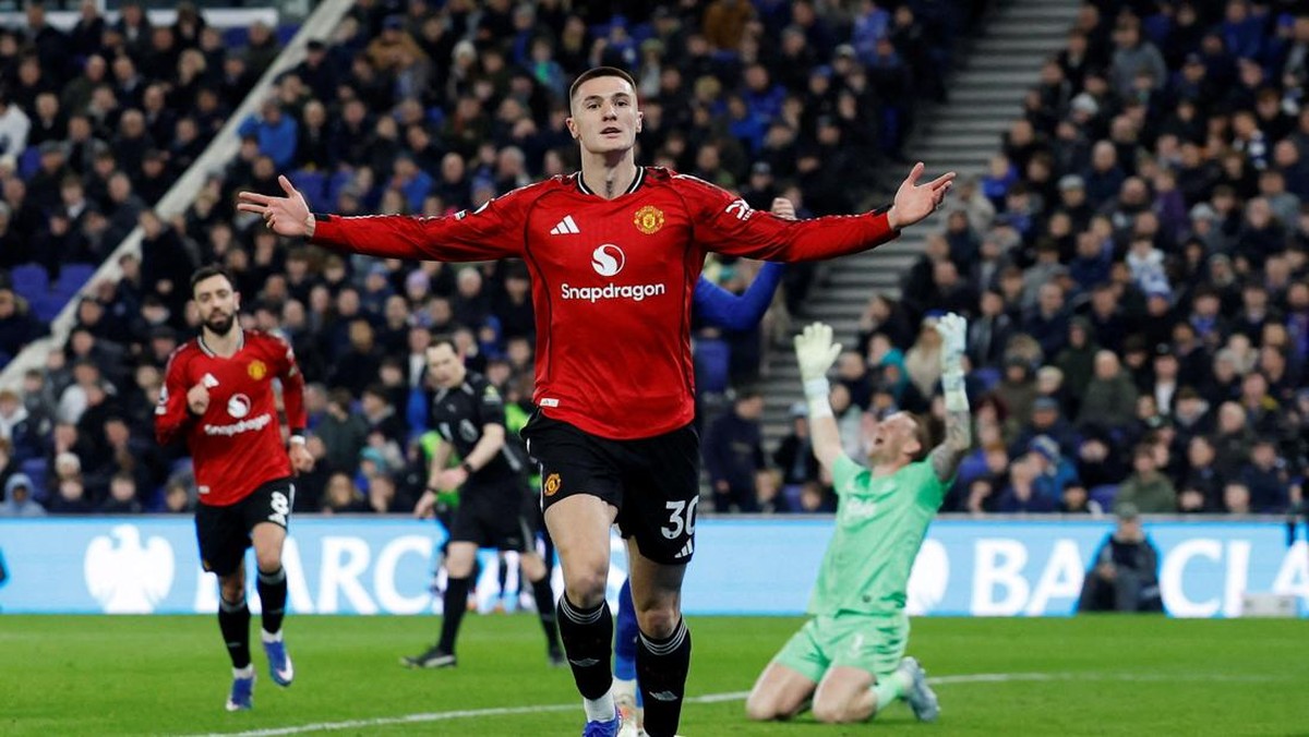 Benjamin Sesko butuh tekanan untuk tampil bagus di MU. (Foto: Action Images via Reuters/Jason Cairnduff)