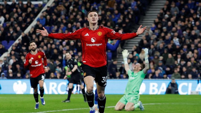 Benjamin Sesko butuh tekanan untuk tampil bagus di MU.