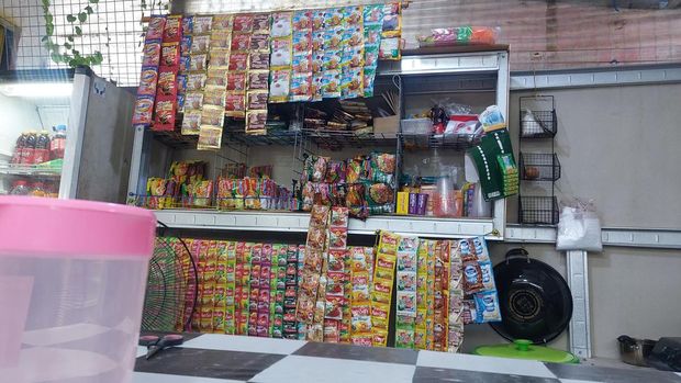 Warung lokasi wanita viral tak mau bayar pesanan di Jakbar (Rumondang/detikcom)