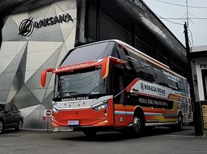 Persiapan Mudik 2026, PO Rosalia Indah Rilis 6 Bus Baru dari Garasi Laksana