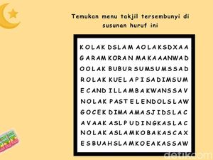 Ada Takjil Tersembunyi di Gambar Ini, Share 5 Kata Pertama yang Terlihat!