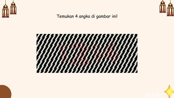 Temukan Angka Tersembunyi, Tak Sulit kalau Masih Bisa Konsentrasi