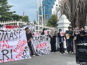 Forum BEM DIY Demo soal Oknum Brimob Aniaya Siswa SMP hingga Tewas