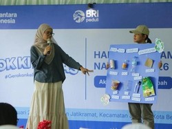 Siswa-siswi SMPN 23 Kota Bekasi Belajar Pengelolaan Sampah dari BRI
