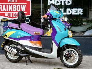 Modifikasi Yamaha Grand Filano Bergaya Urban Rally