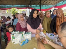 Pasar Murah Kalidoni Palembang Diserbu Warga, Beras dan Daging Ludes Terjual