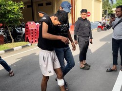 Maling Pikap di Mojokerto Diringkus, Kakinya Dibedil Polisi