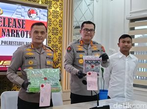 Pria di Banyuasin Ditangkap karena Bawa 4,1 Kilogram Sabu