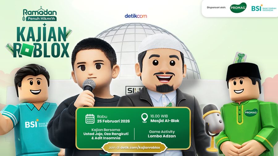 Kajian Ramadan Roblox bersama Promag & Bank Syariah Indonesia: Level Up Iman, Bukan Cuma Skill