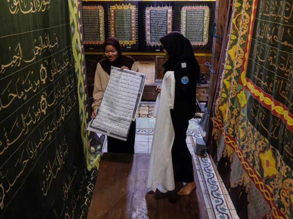 Sentuhan Ayat Al-Quran di Batik Laweyan Solo