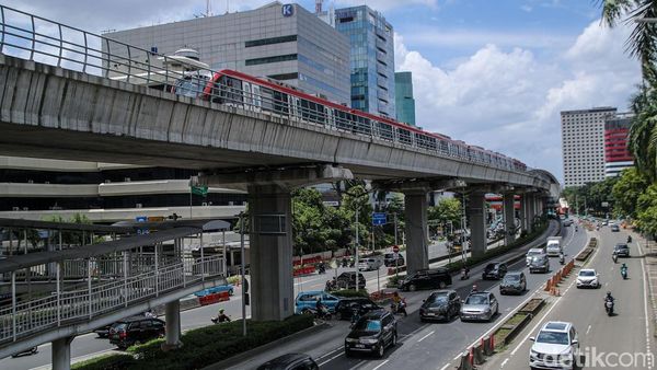 Wajah Jalan Rasuna Said Bersih Tanpa Tiang Monorel