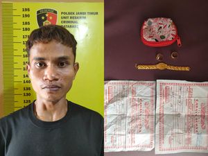 Warga Medan Ditangkap di Jambi, Curi Emas Milik Tetangga Senilai Rp 47 Juta