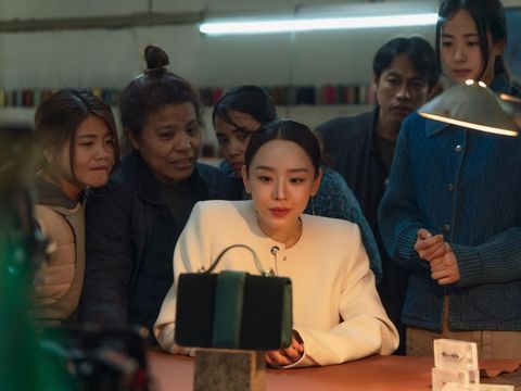 The Art of Sarah Shin Hae-sun as Sarah Kim in The Art of Sarah Cr. Kim Eun jeong/Netflix © 2026