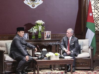 Presiden Prabowo Sambangi Yordania, Bertemu Raja Abdullah II