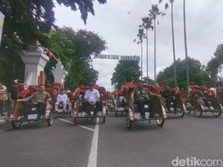 Becak Listrik dari Prabowo Dibagikan di Nganjuk, Terbanyak se-Jatim